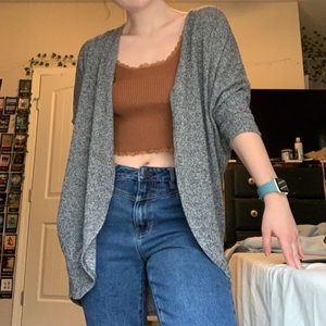 Gray Knit cardigan